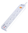 Sansai 4 Way / 4 Outlets Surge Powerboard with Master Switch & Overload Protection